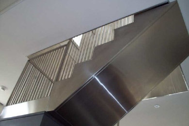This is an example of a staircase in Boston.