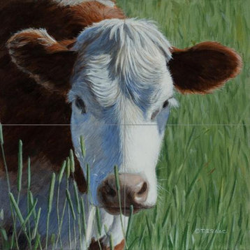 Tile Mural Moo By Terry Isaac