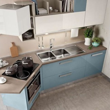 Modern Italian Custom Made Kitchens by LUBE