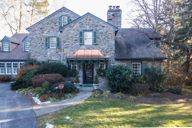 Example of an exterior home design in Philadelphia