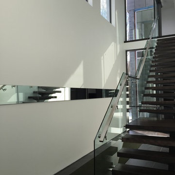 Glass Staircase Railing
