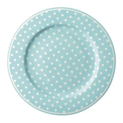 GreenGate Spot Dinner Plate Pale Blue - Dinner Plates