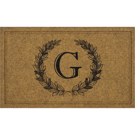 Mohawk Home Laurel Monogram G Natural 2' X 3' Door Mat