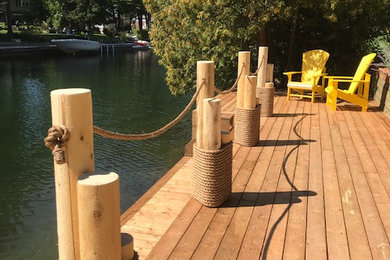 Example of a small beach style dock design in Other