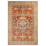 Livabliss - Cappadocia CPP-5026 Rug, Rust, 2' x 3' - The Cappadocia Collection showcases traditional inspired designs that exemplify timeless styles of elegance, comfort, and sophistication. With their hand knotted construction, these rugs provide a durability that can not be found in other handmade constructions, and boasts the ability to be thoroughly cleaned as it contains no chemicals that react to water, such as glue. Made with Wool in India, and has Low Pile. Spot Clean Only, One Year Limited Warranty.