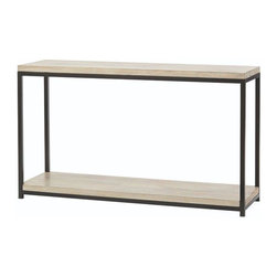 Anjou White Wash Console Table - Console Tables