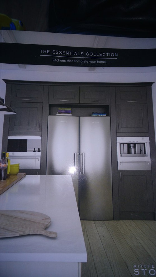 American fridge freezer housing Houzz UK