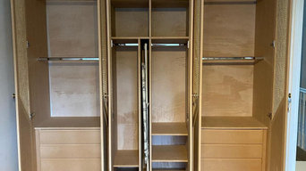 Rattan Cane shaker style fitted wardrobes