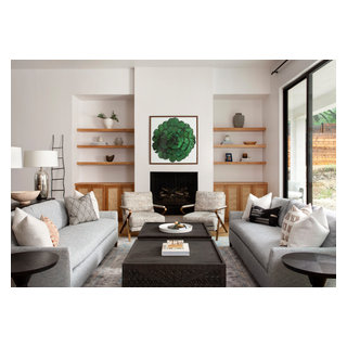 Rollingwood New Build - Transitional - Living Room - Austin - by BANDD ...
