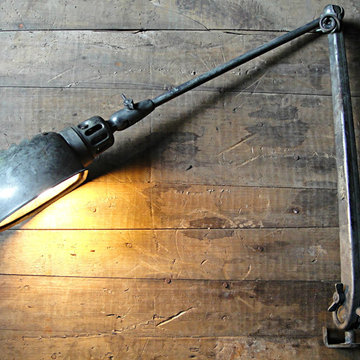 Industrial Lamp Articulating Task Lamp, Factory Shop Lamp, Desk Work Lamp