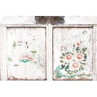 Splendid Asian Shabby Chic Painted Sideboard