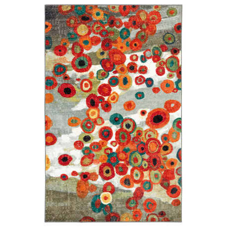 Mohawk Home Tossed Floral Multi Rug, 7'6"x10'