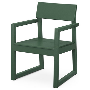 EDGE Dining Arm Chair, Green