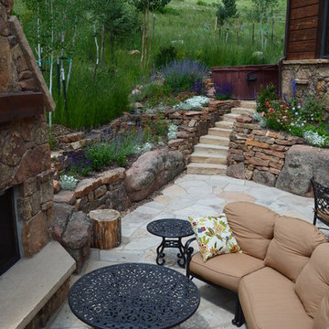 Design - Build Mountain Home Landscape in Eagles Nest