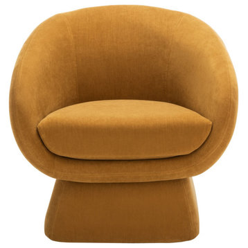 Safavieh Couture Kiana Modern Accent Chair, Mustard