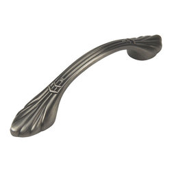 Cosmas - Cabinet Pull, 3" Hole Centers, Set of 25, Antique Silver - Cabinet And Drawer Handle Pulls