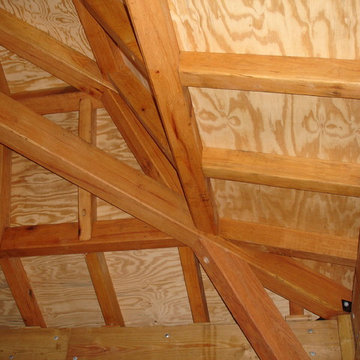 Timber frame for a teahouse