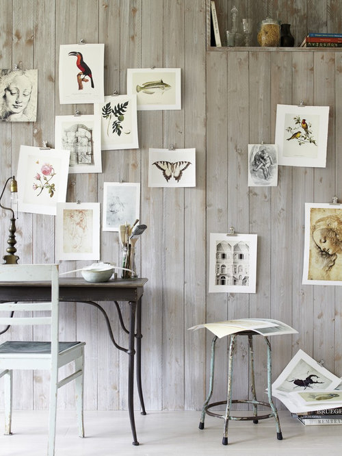 Shabby-Chic-Style Arbeitszimmer mit Arbeitsplatz Ideen, Design & Bilder