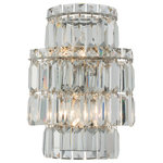 Allegri - Livelli 9x12" 2 Light Sconce, Polished Chrome - Livelli 9 Inch Ada Wall Sconce in Firenze