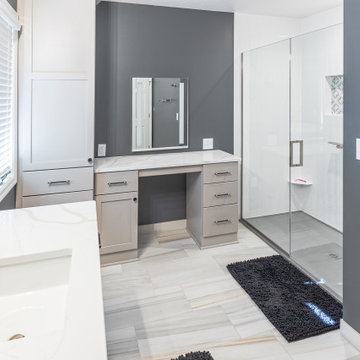 Transformed Laundry Room and Bath Remodel - Franklin, WI