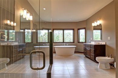 Elegant bathroom photo in Other
