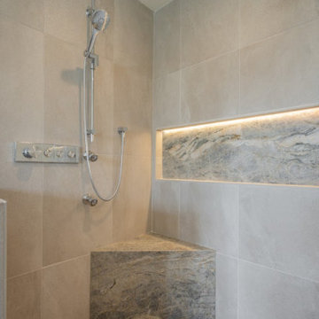 Warm Contemporary Bathroom
