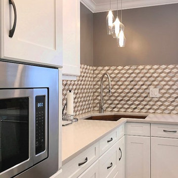 Typical Barrie kitchen made Pretty Before & After