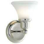 Norwell Lighting - Norwell Lighting 8951-PN-FL Elizabeth - One Light Wall Sconce - The Elizabeth series features a beautifully knurleElizabeth One Light  Choose Your Option *UL Approved: YES Energy Star Qualified: n/a ADA Certified: n/a  *Number of Lights: Lamp: 1-*Wattage:75w Edison bulb(s) *Bulb Included:No *Bulb Type:Edison *Finish Type:Brush Nickel
