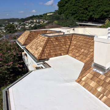 Manoa Residence Wood Shake & Carlisle TPO