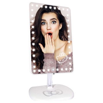 Touch Pro LED Makeup Mirror With Bluetooth Speaker and USB, Hello Kitty