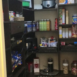 Custom Pantry with Floor to Ceiling Storage - Pantry And Cabinet Organizers
