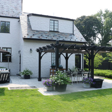 Brussels Tumbled Patio & Pergola