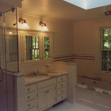 Upper Montclair Victorian Kitchen & Master Bath with Skylight