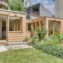Avant/Après : Une extension écologique tout en bois