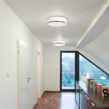 Aero - 20672 - Flush-Mount - Incandescent - Chrome Finish with Opal Shade
