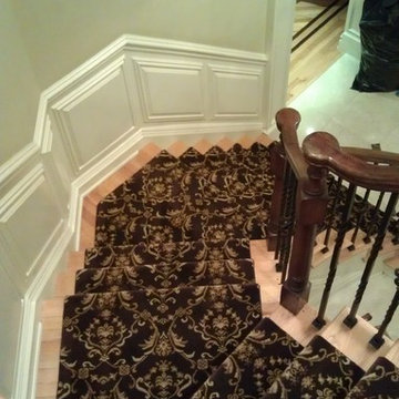 Custom Floral Waterfall Staircase