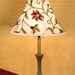 Artistic Hand Emroidered Lampshade - Table Lamps