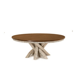 Rustic Dining Table #3093 in Sandstone Finish by La Lune Collection - Dining Tables