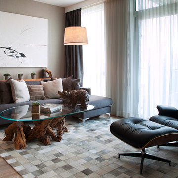 My Houzz: City Condo Is Set to Entertain