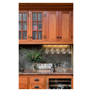 Alpine Ski Home - Rustic - Home Bar - Burlington - by Randy Trainor | Houzz