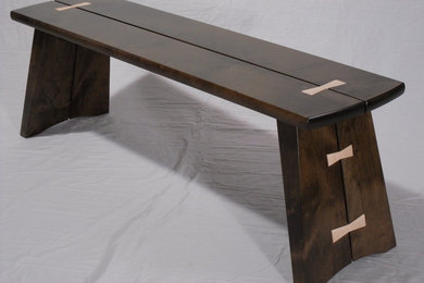 New craftsman stylized benches