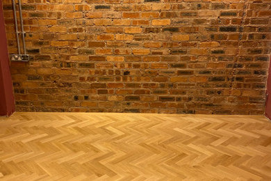 Parquet Flooring and Bespoke Curved Step