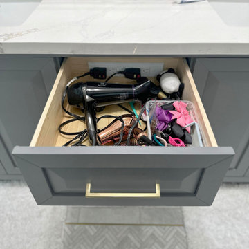 Bathroom Vanity In-Drawer Outlets