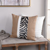 Dann Foley Cushion Zebra Stripe White- Jute