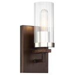 Minka-Lavery - Maddox Roe 1 Light Bathroom Vanity Light, Iron Ore/Gold Dust - This 1 light Bath Light from the Maddox Roe collection by Minka-Lavery will enhance your home with a perfect mix of form and function. The features include a Iron Ore/Gold Dust finish applied by experts.