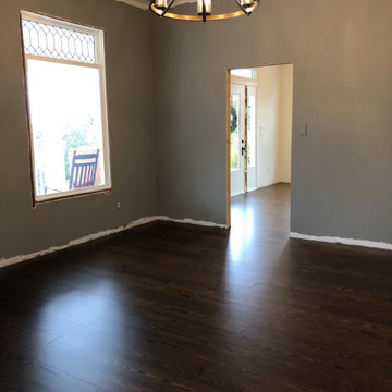 Reclaimed Long Leaf Pine Floors - Before & After