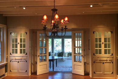 Example of a trendy home design design in Philadelphia