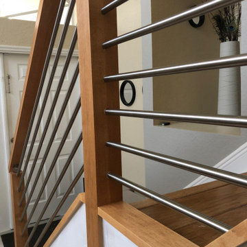 Stair case modern railing