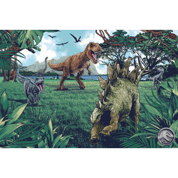 Jurassic Park Peel & Stick Mural