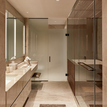 New York Penthous NoHo Master Bath